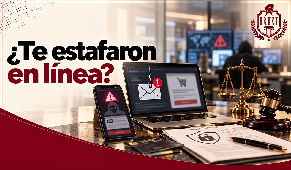 ¿Qué hacer si te estafan por internet?
