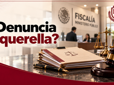 Denuncia o querella: ¿cuál necesitas?