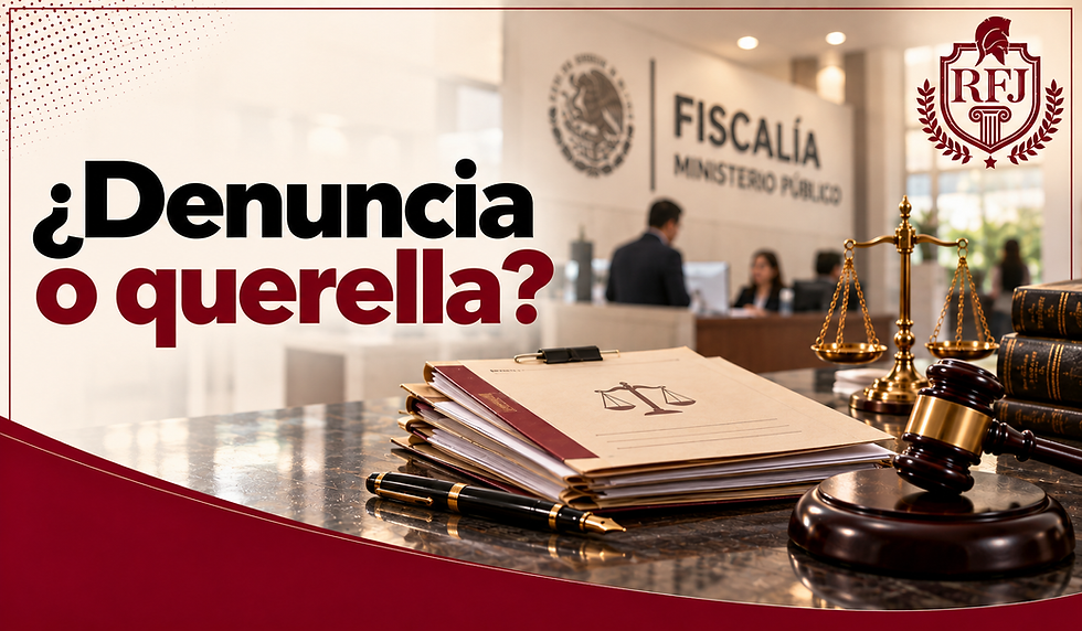 Denuncia o querella