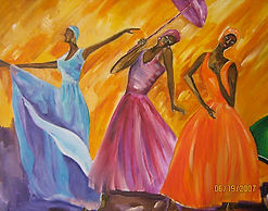 BAILARINAS EN OCRE 2..JPG