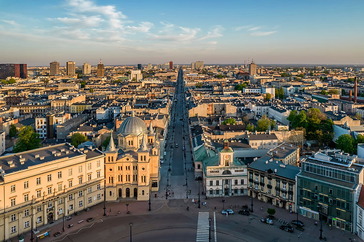 The city of Lodz, Poland - view of Freedom Square.jpg