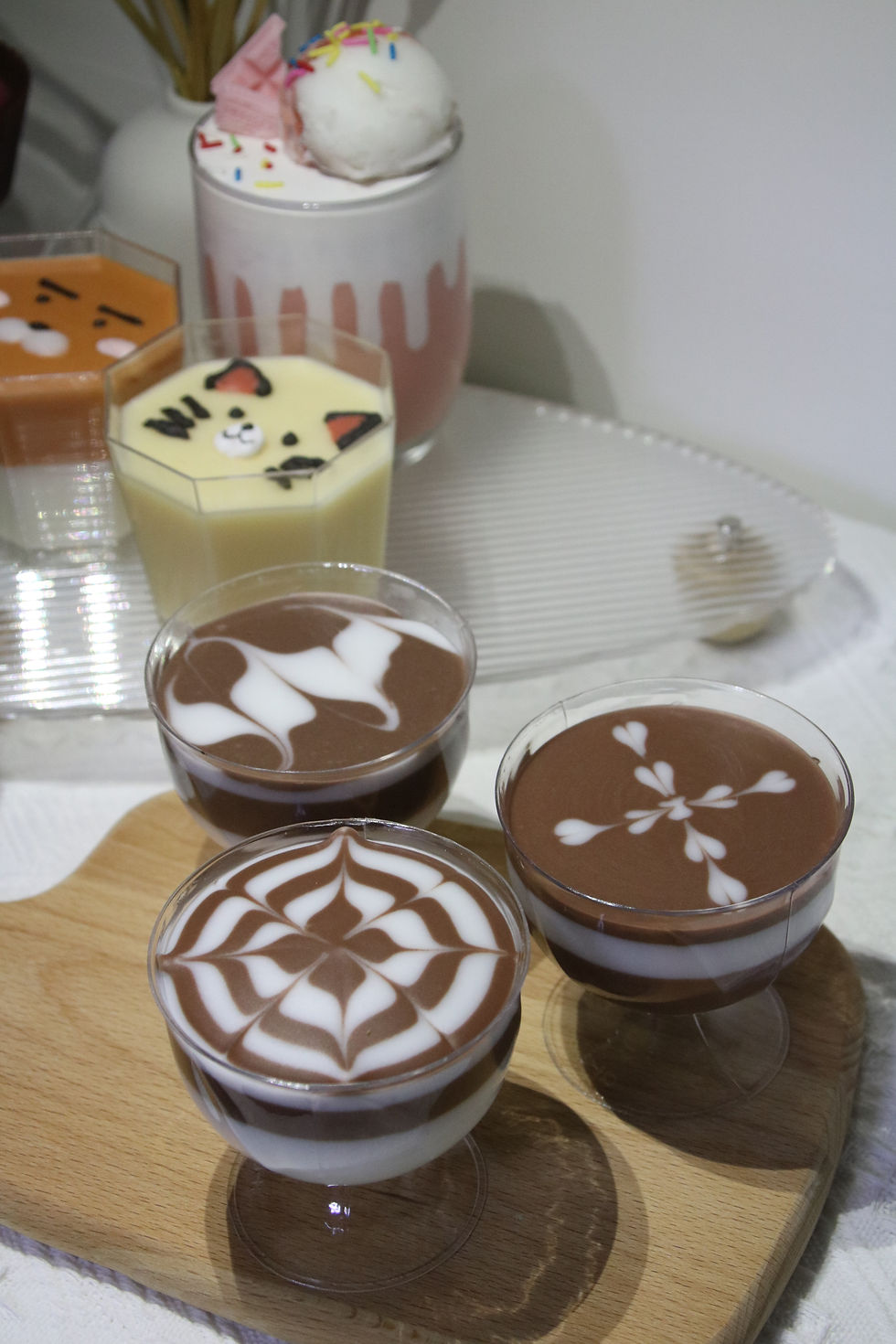 Marble Pudding Candle