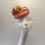 Thumbnail: Sunset - Salmon pink parasisal straw button