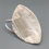 Thumbnail: Patricia -Bridal  oval fascinator covered in ivory silk and lace