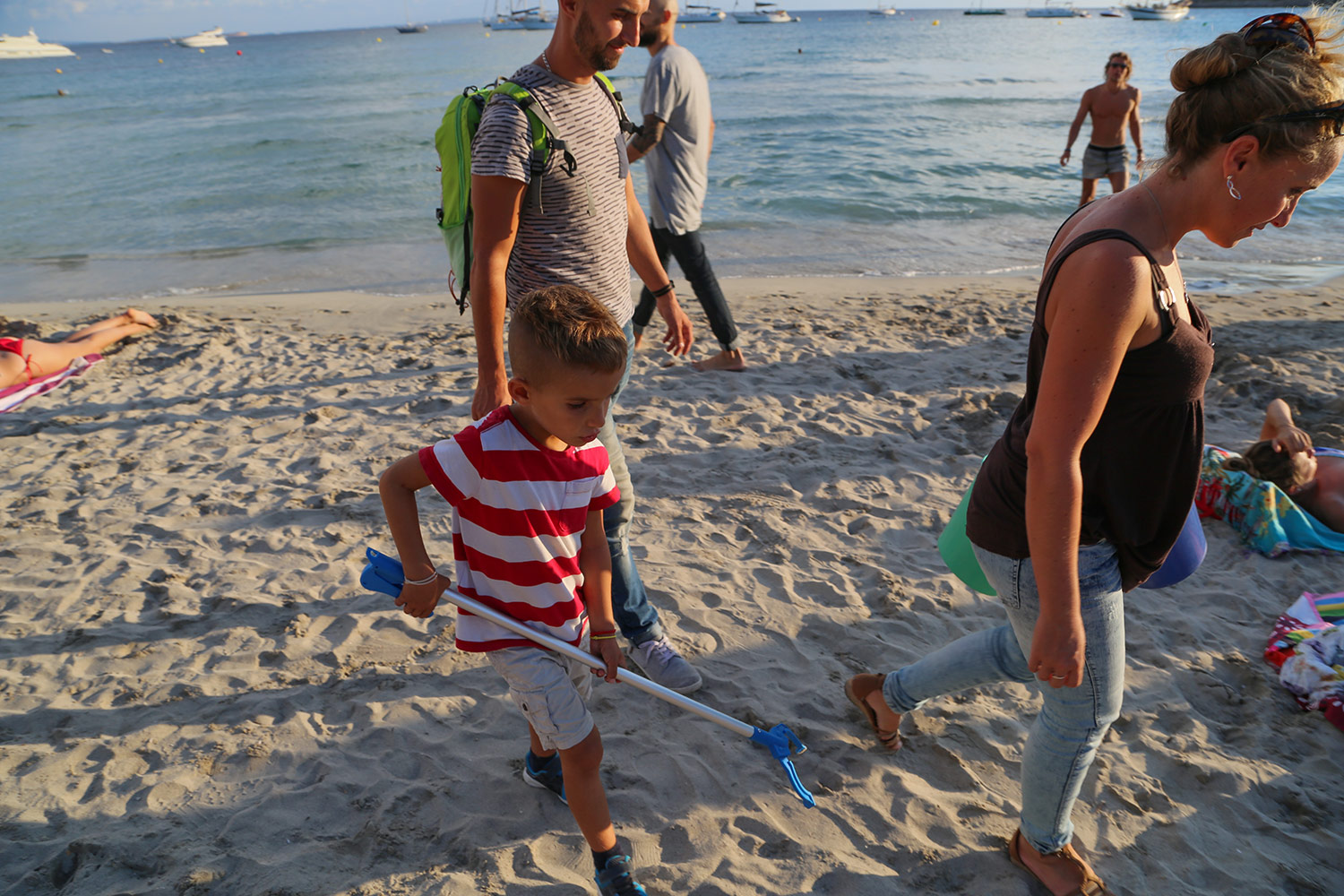 Clean The Beach La Nave Salinas Ibiza Spain