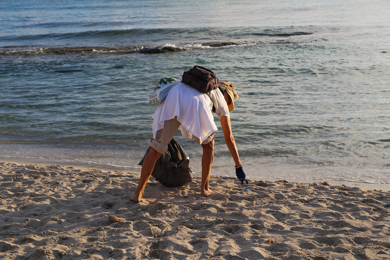 Clean The Beach La Nave Salinas Ibiza Spain