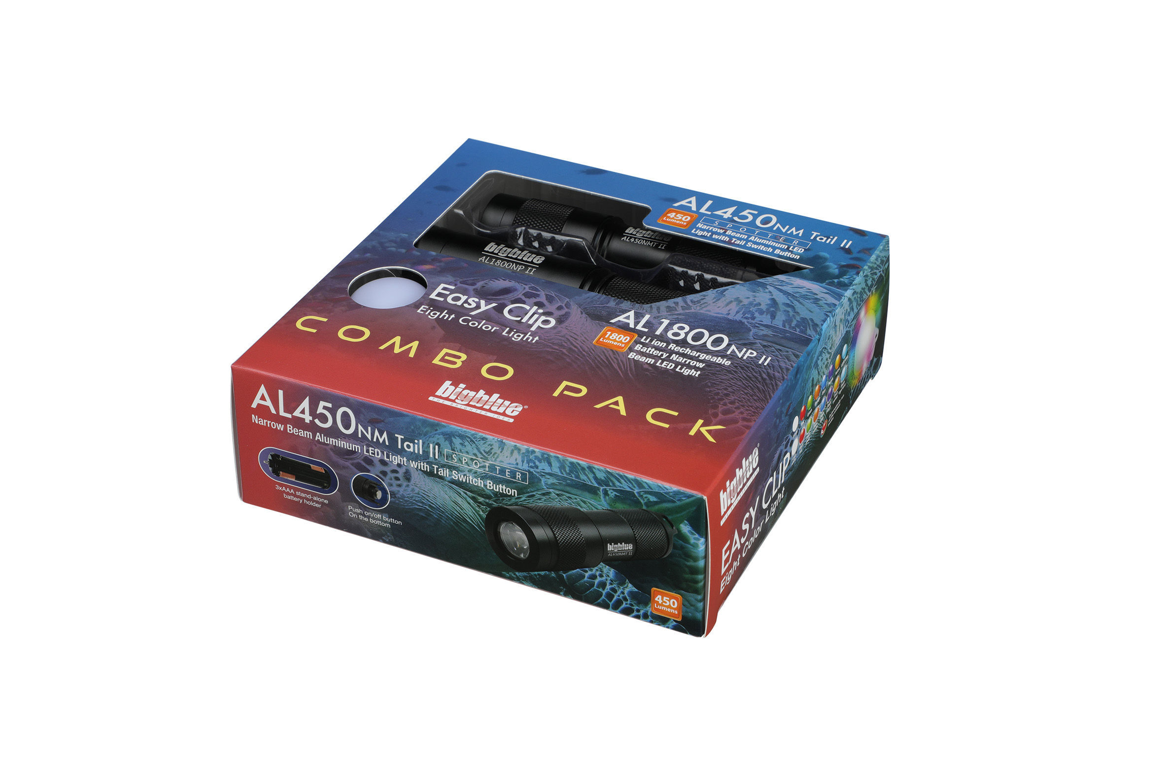 Combo Pack - AL450NM Tail II Spotter / AL1800NP II / Easy Clip