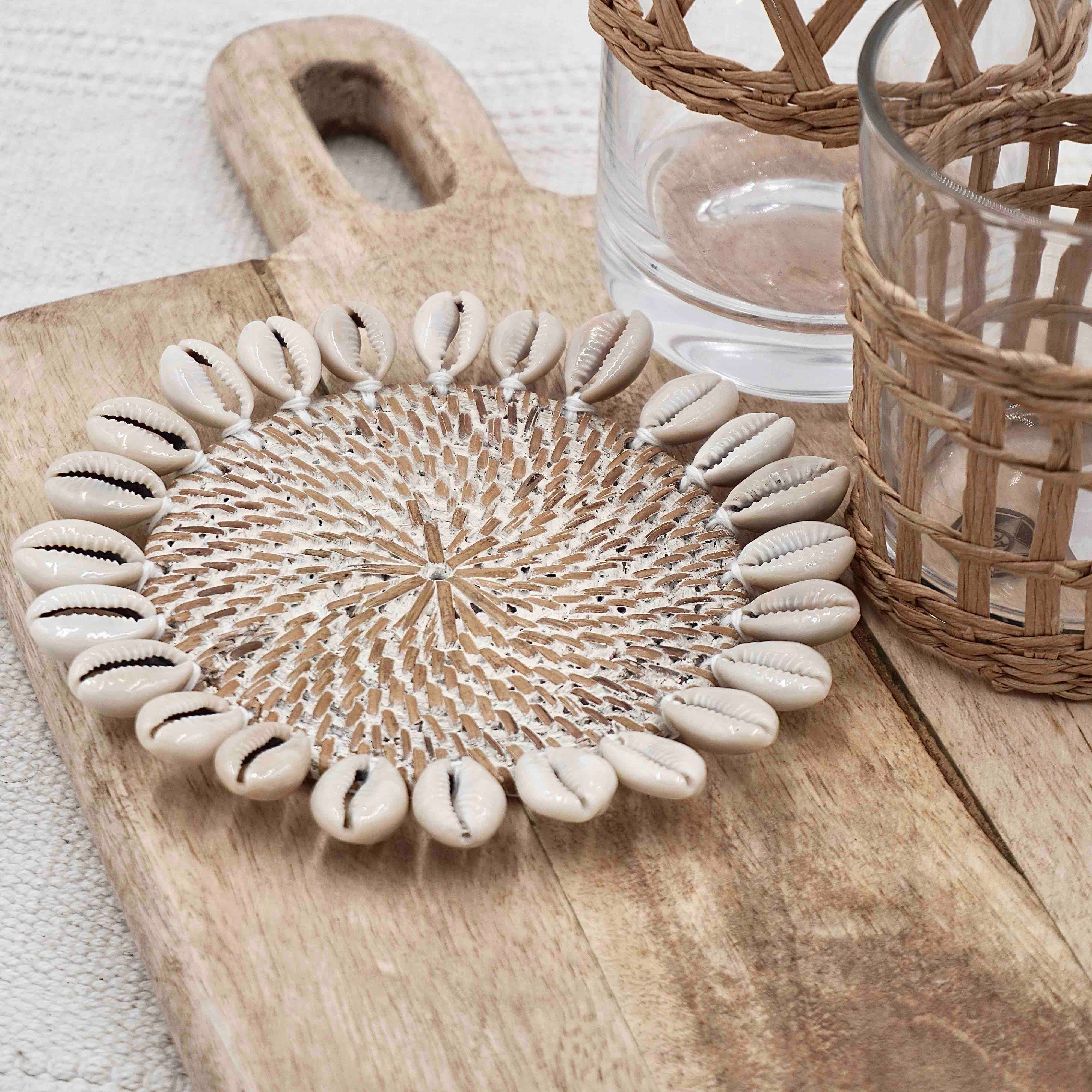 Bali Muschel-Untersetzer