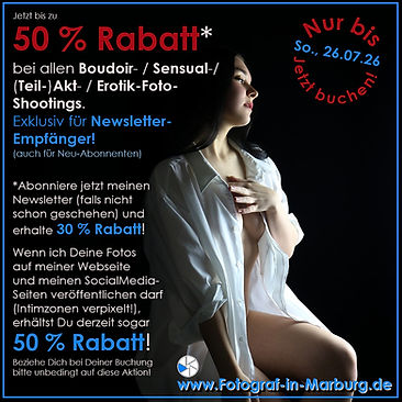 Aktfotos, Boudoir-Fotos, Erotikfotos, Sensual-Fotos in Marburg im Fotostudio zum Sonderpreis