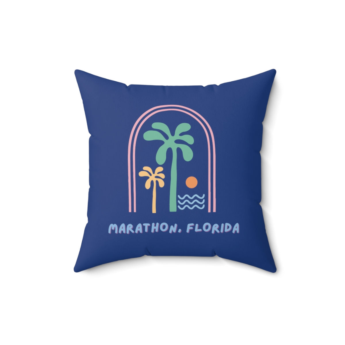 Florida Keys Boho Pillow | Coastal Decor | Square Throw Pillow 