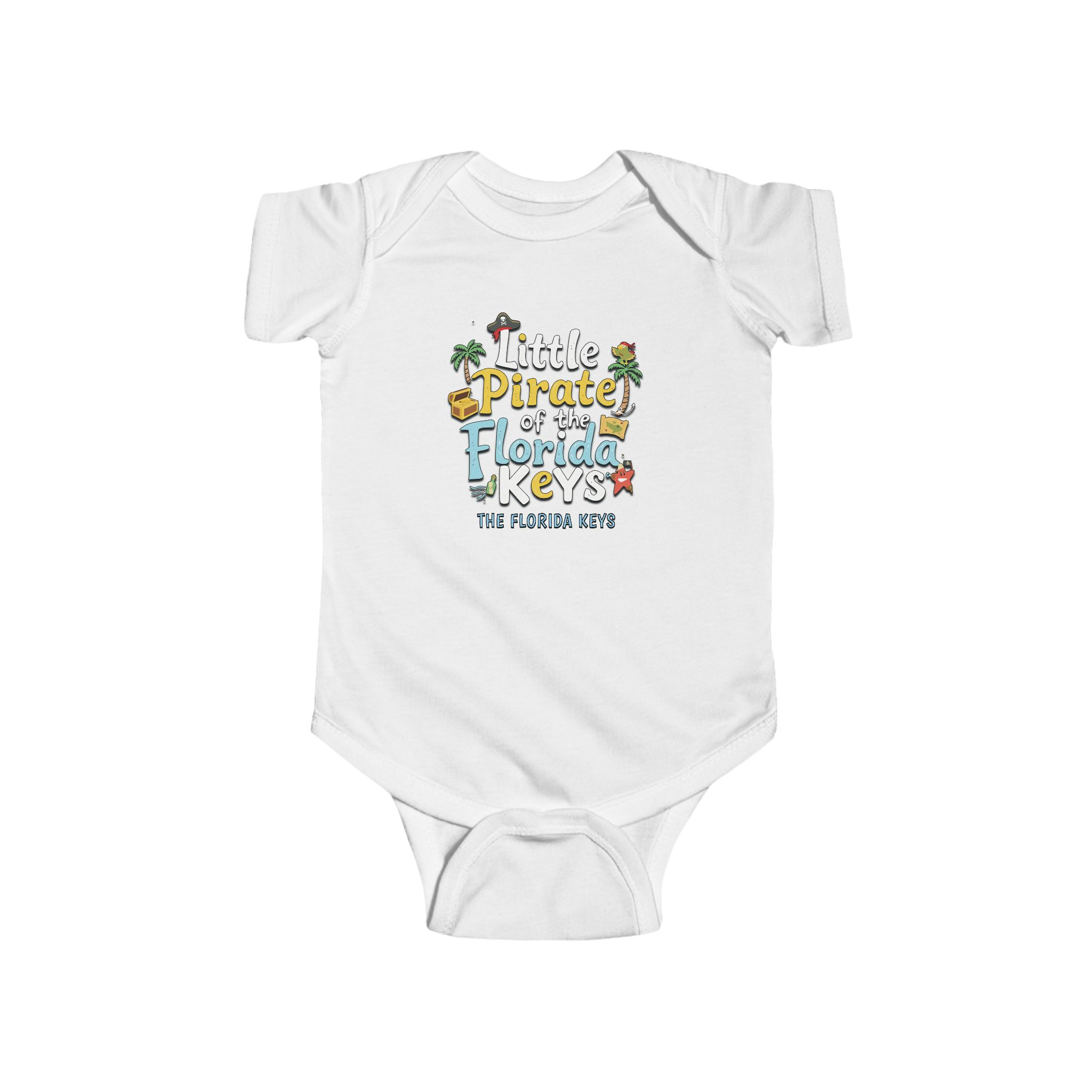 Baby Onesie - Pirate of the Florida Keys Design