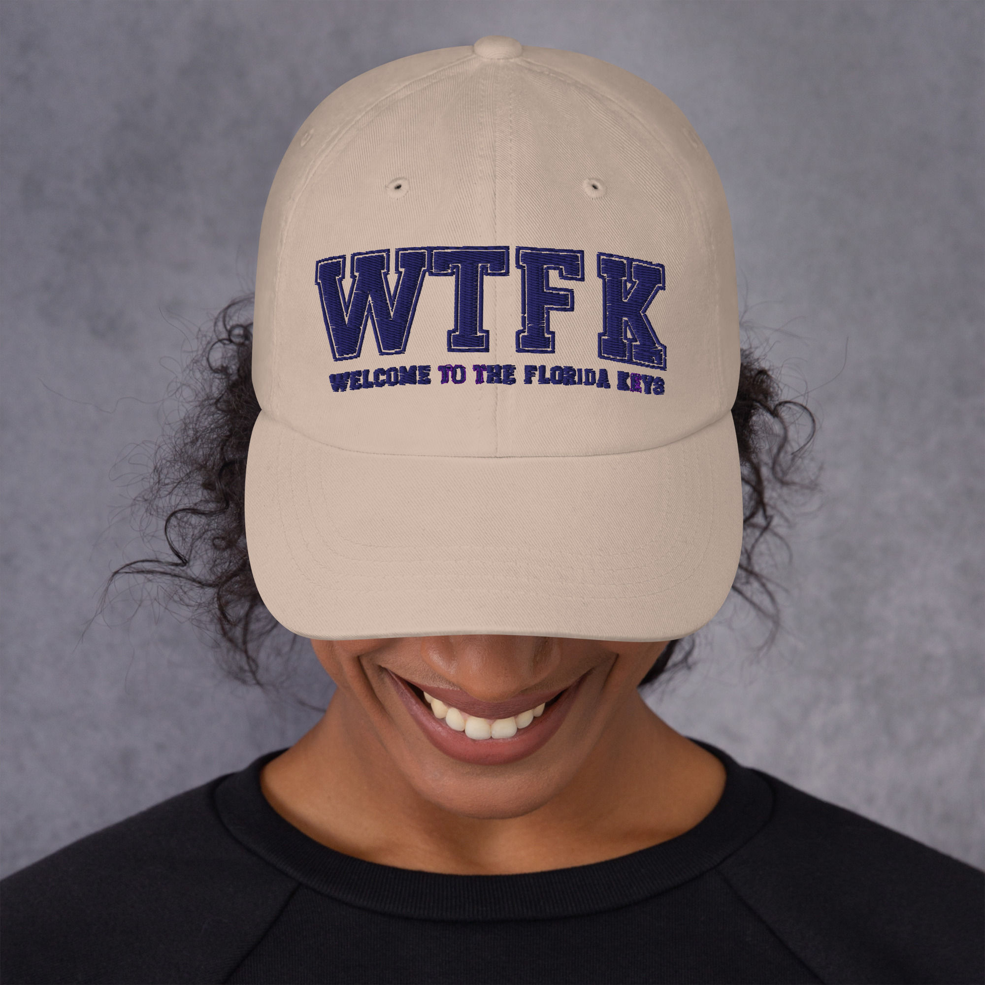 WTFK Welcome to the Florida Keys - Dad hat Style