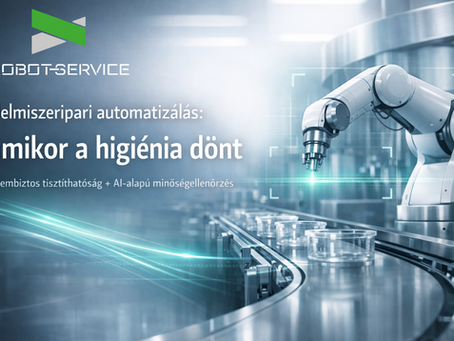 Élelmiszeripari automatizálás, amikor a higiénia dönt