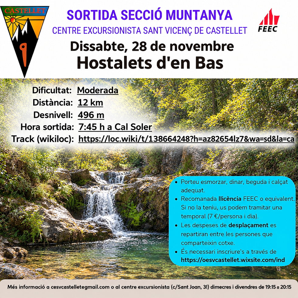 MUNTANYA. HOSTALETS D'EN BAS (Joan Francesc Cumplido)
