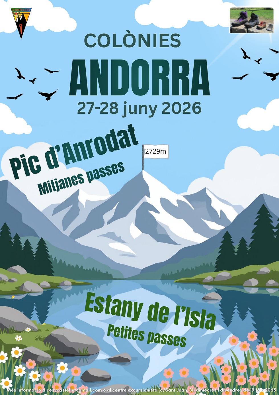 PETITES I MITJANES PASSES. Colònies a Andorra.