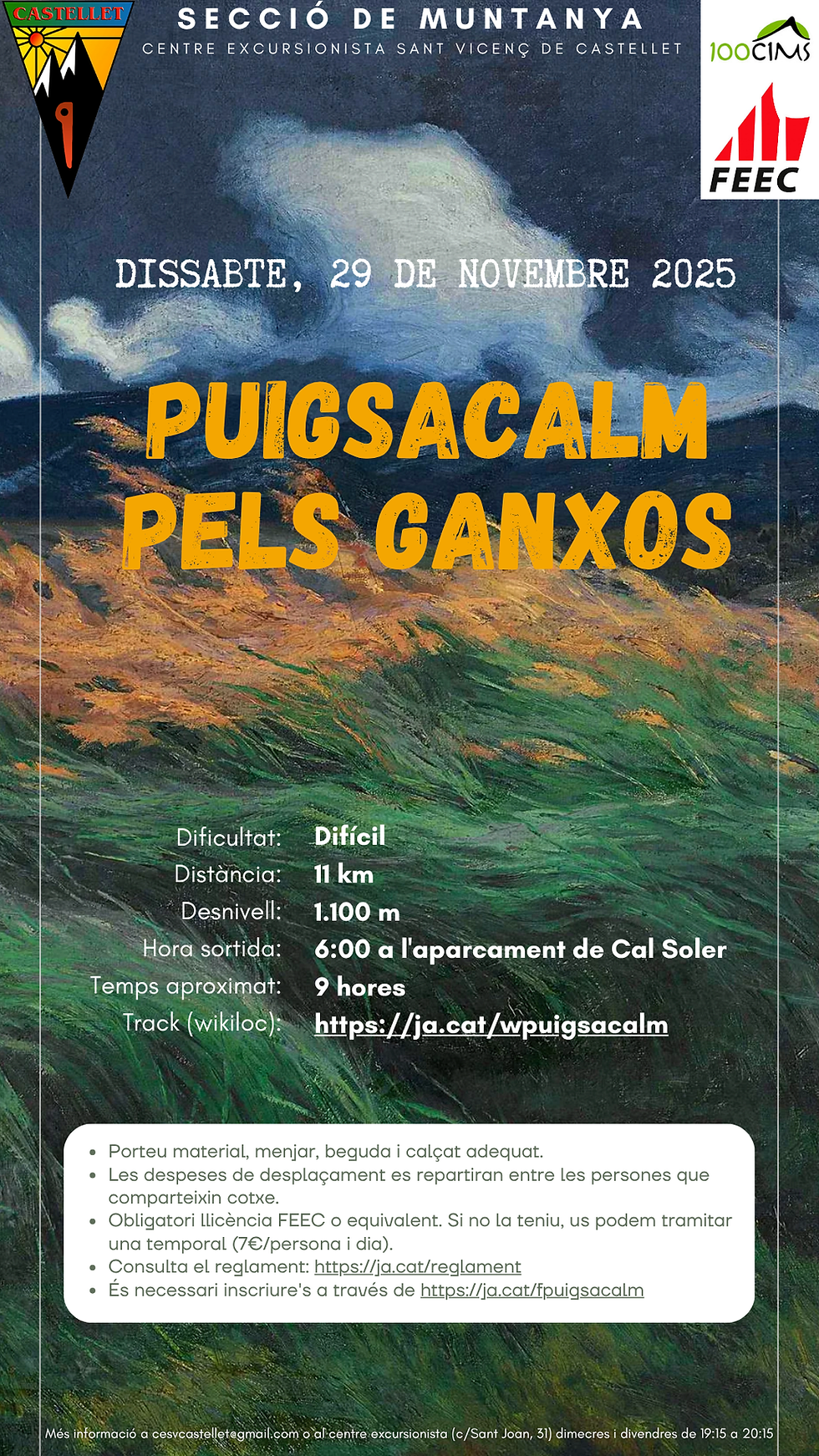 MUNTANYA. Puigsacalm pels ganxos (Lluís Tirado)
