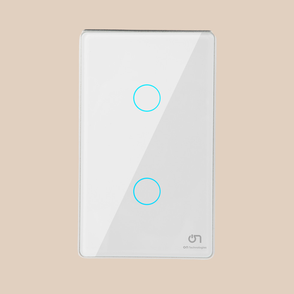Miniatura: Interruptor Doble WiFi con Panel de Vidrio Templado Premium