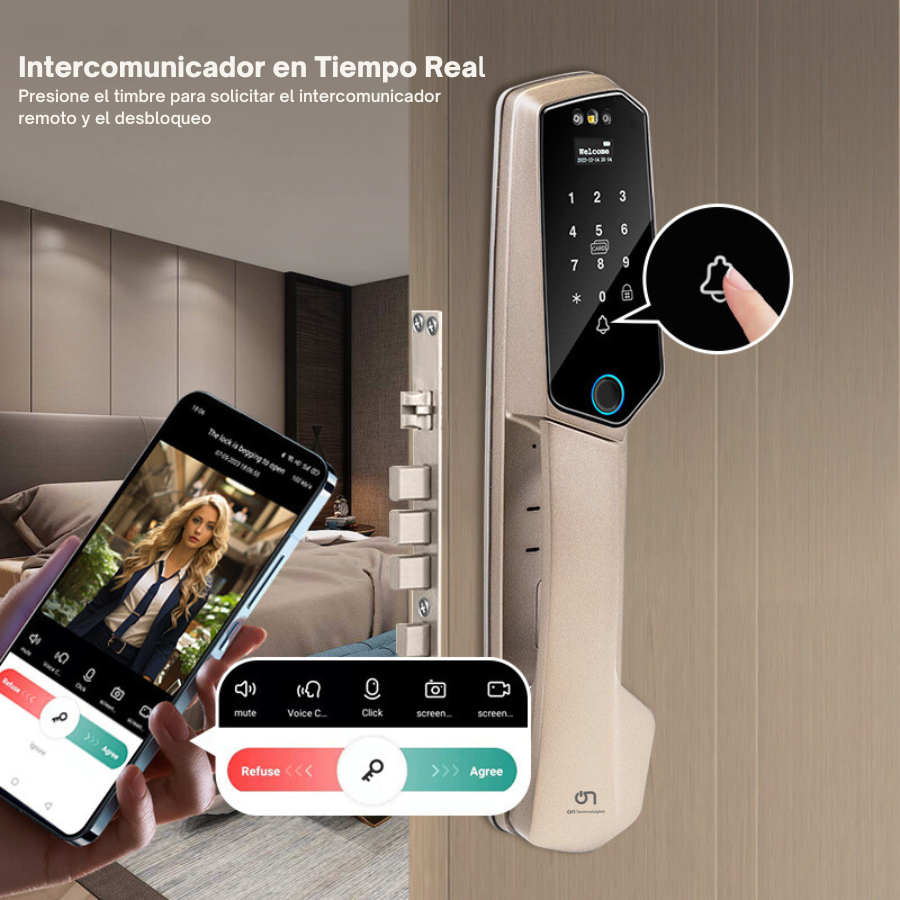 Miniatura: Cerradura Inteligente C840: Seguridad de Última Generación con RF