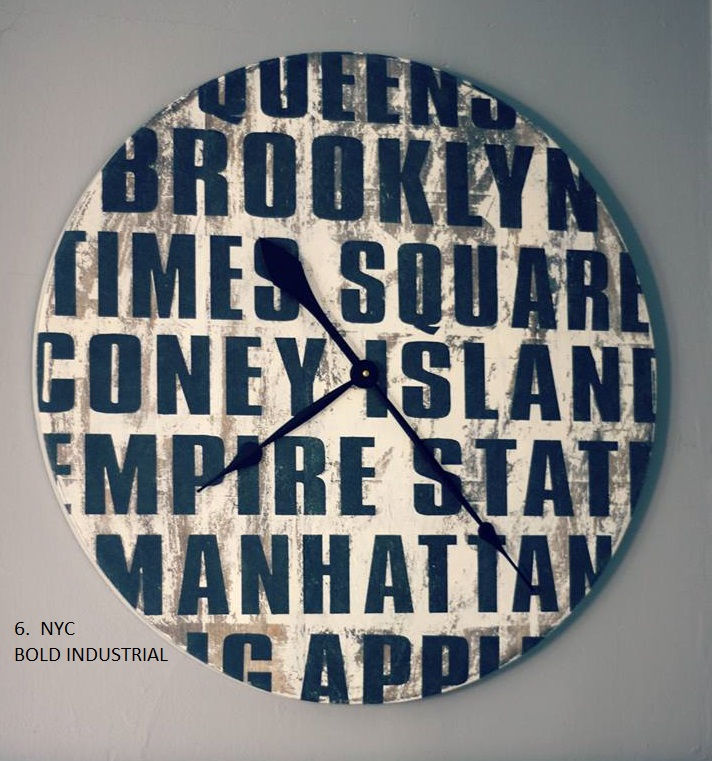 Thumbnail: Rustic 24" Clock - Tuesday June 26