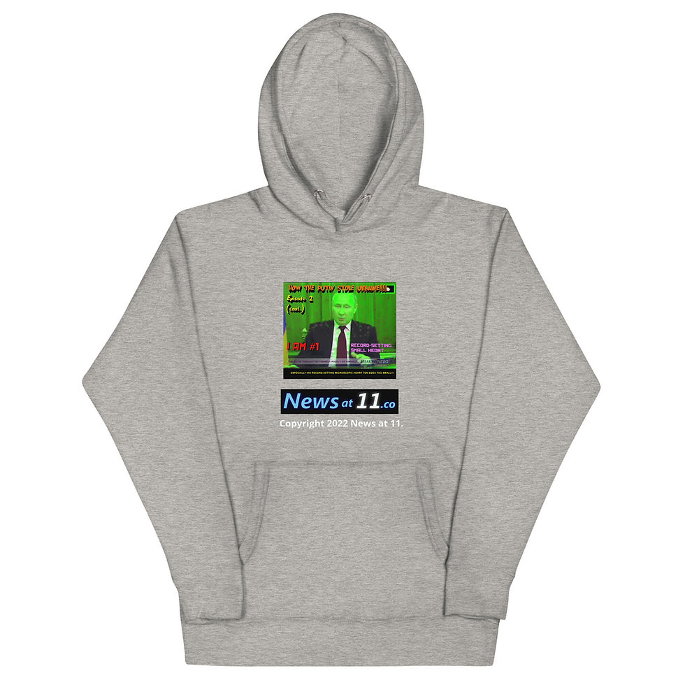 Thumbnail: The Putin Thought Extremely Highly Of Himself…. Disinfo Show #15 Hoodie