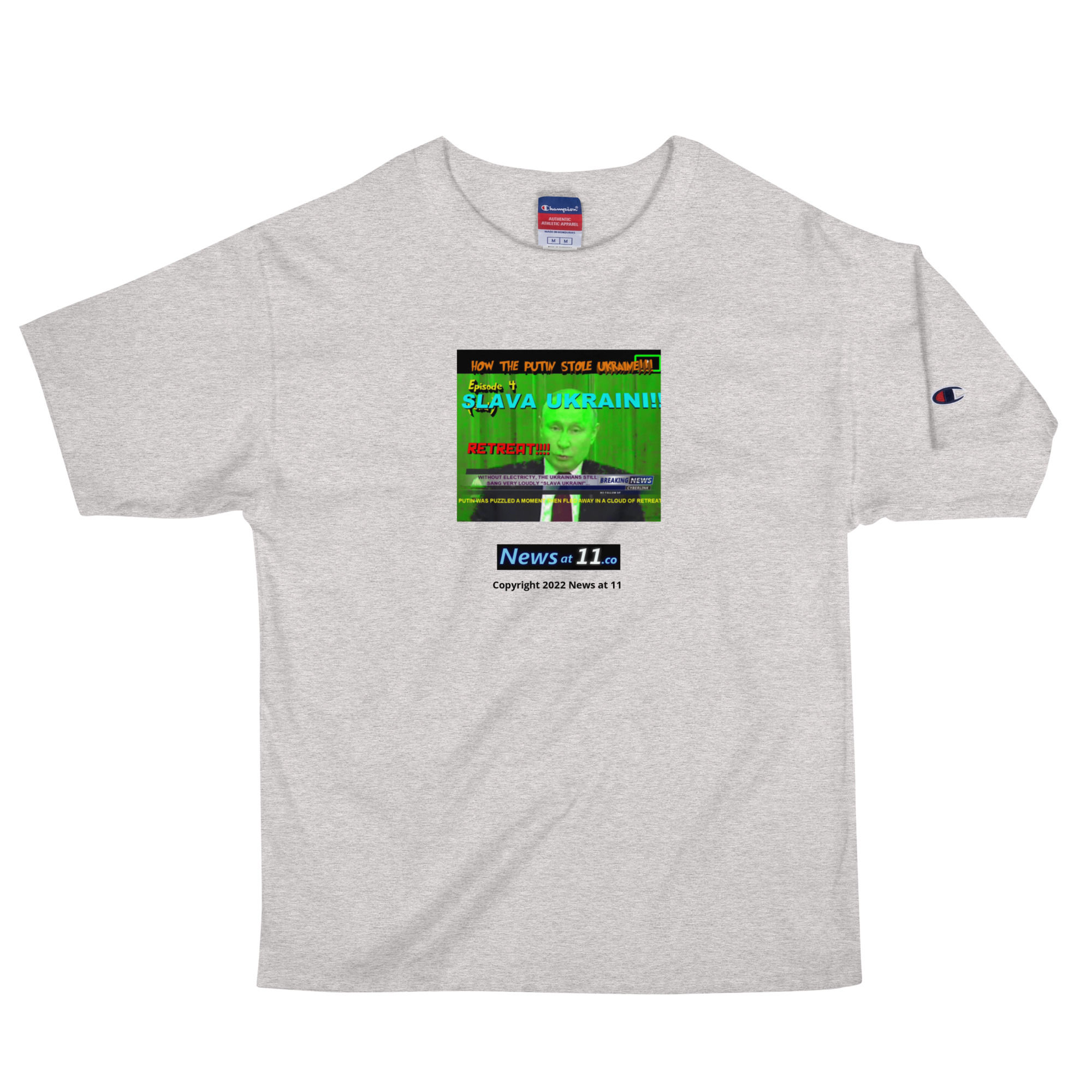 The Ukrainians Still Sang Very Loudly  “Slava Ukraini”… T-Shirt