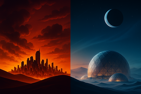 Earth's End to Futuristic Dawn.png
