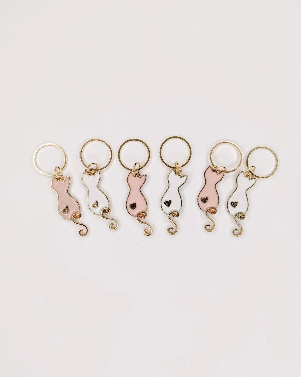 Cats & Hearts | Stitch Marker