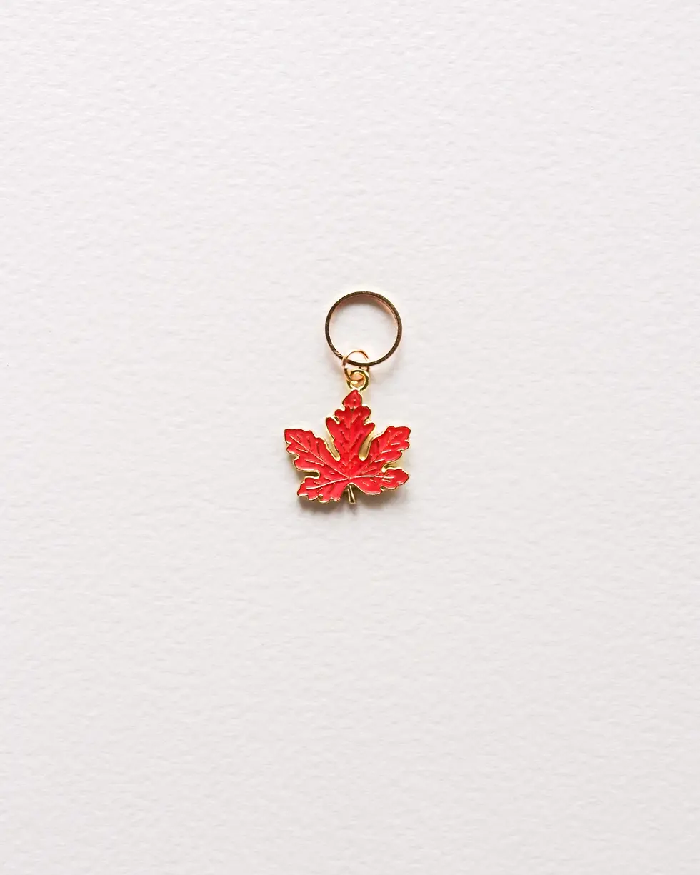 Thumbnail: Autumn Leaves | Stitch Marker