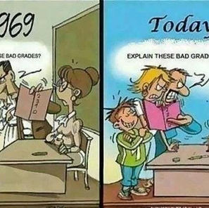 1966: Kids blamed for bad grades 2026: Teachers blamed for bad grades