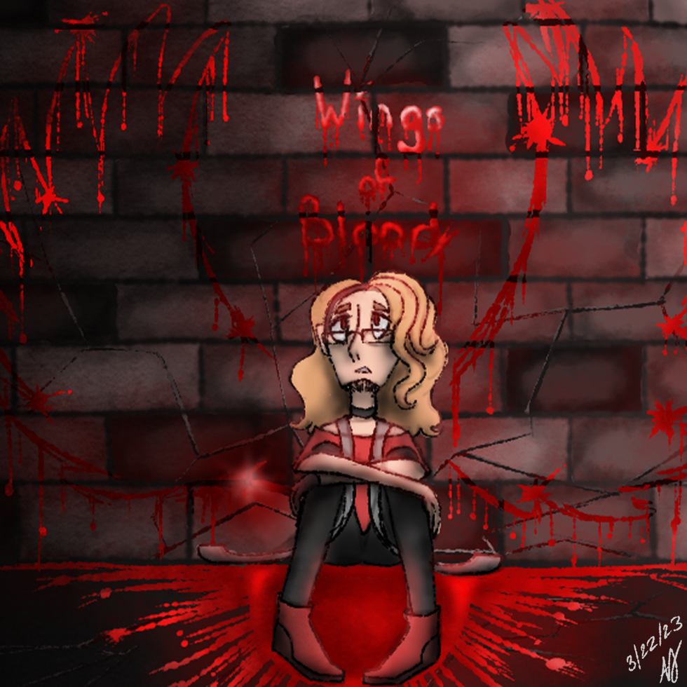 Her Wings Are Made Of Blood