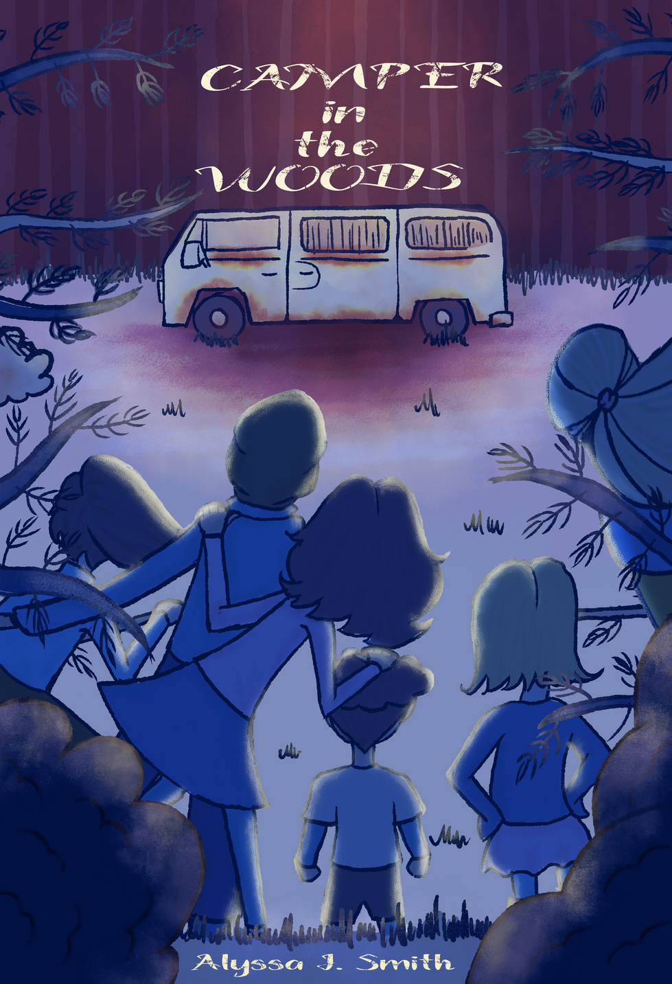 Camper in the Woods Cover