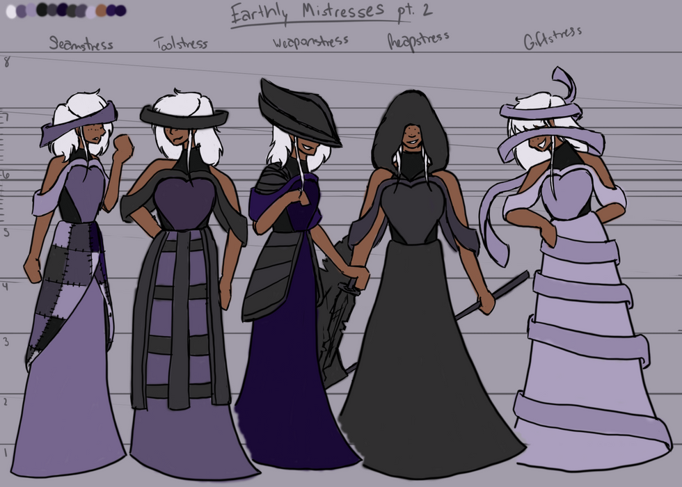 Dead Weight Earthly Mistresses Designs 2