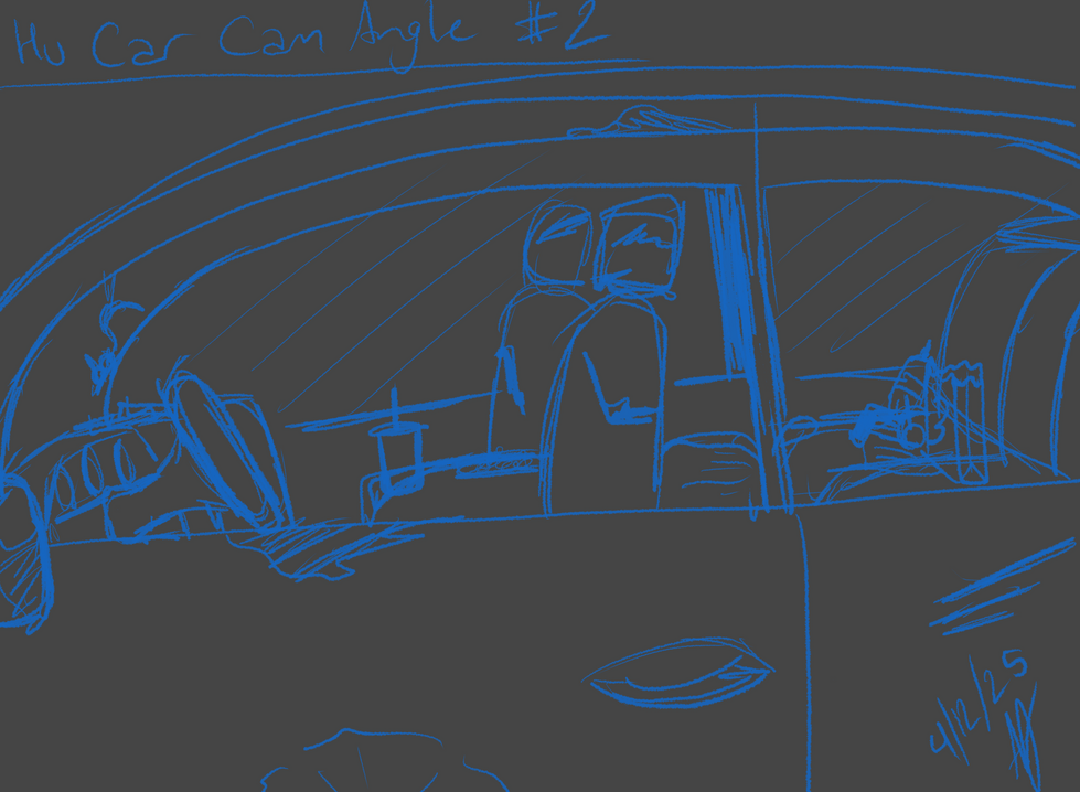 Environment Sketch - Humanity's Car - Side