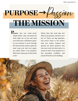 Purpose Into Mission Page 1