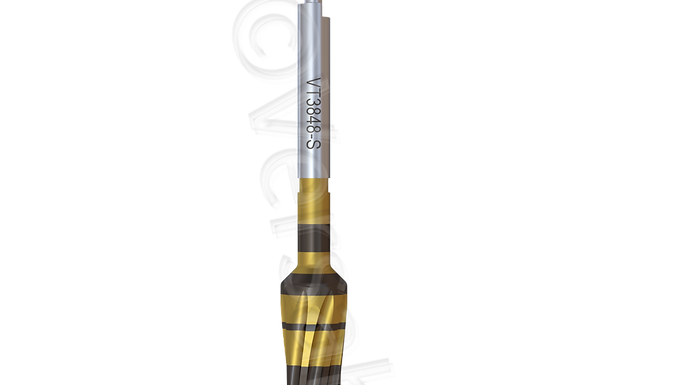 Short DENSAH® Bur-G3 VT3848-S (4.3mm)