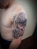 Half Sleeve Black & Grey
