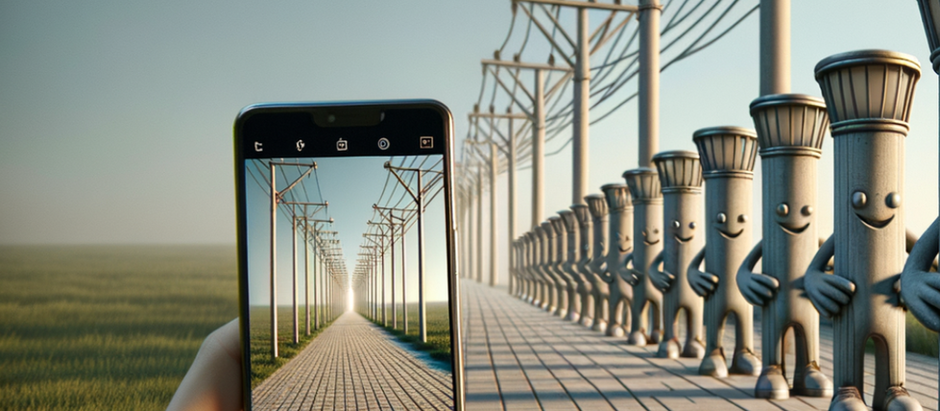 Fotografando os postes (scanbodies) com o celular: a próxima evolução na Odontologia digital. Foto: I.A.