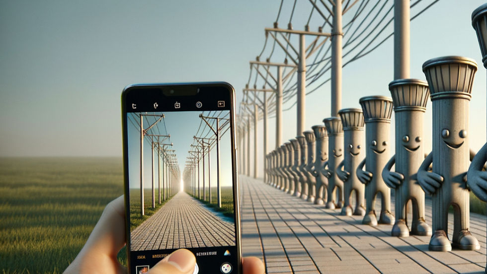 Fotografando os postes (scanbodies) com o celular: a próxima evolução na Odontologia digital. Foto: I.A.