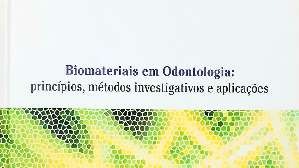 Capa do livro Biomateriais em Odontologia, publicado pela VM Cultural