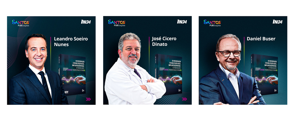 Leandro Nunes, Cícero Dinato, Daniel Buser - livro oficial IN24