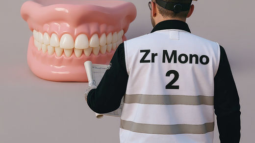 Fraturas na zircônia monolítica: tabela de segurança