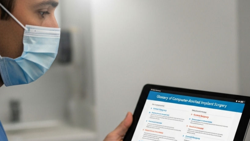 Glossário de termos em Cirurgia de Implantes Assistida por Computador: essencial na comunicação. Foto. I.A.