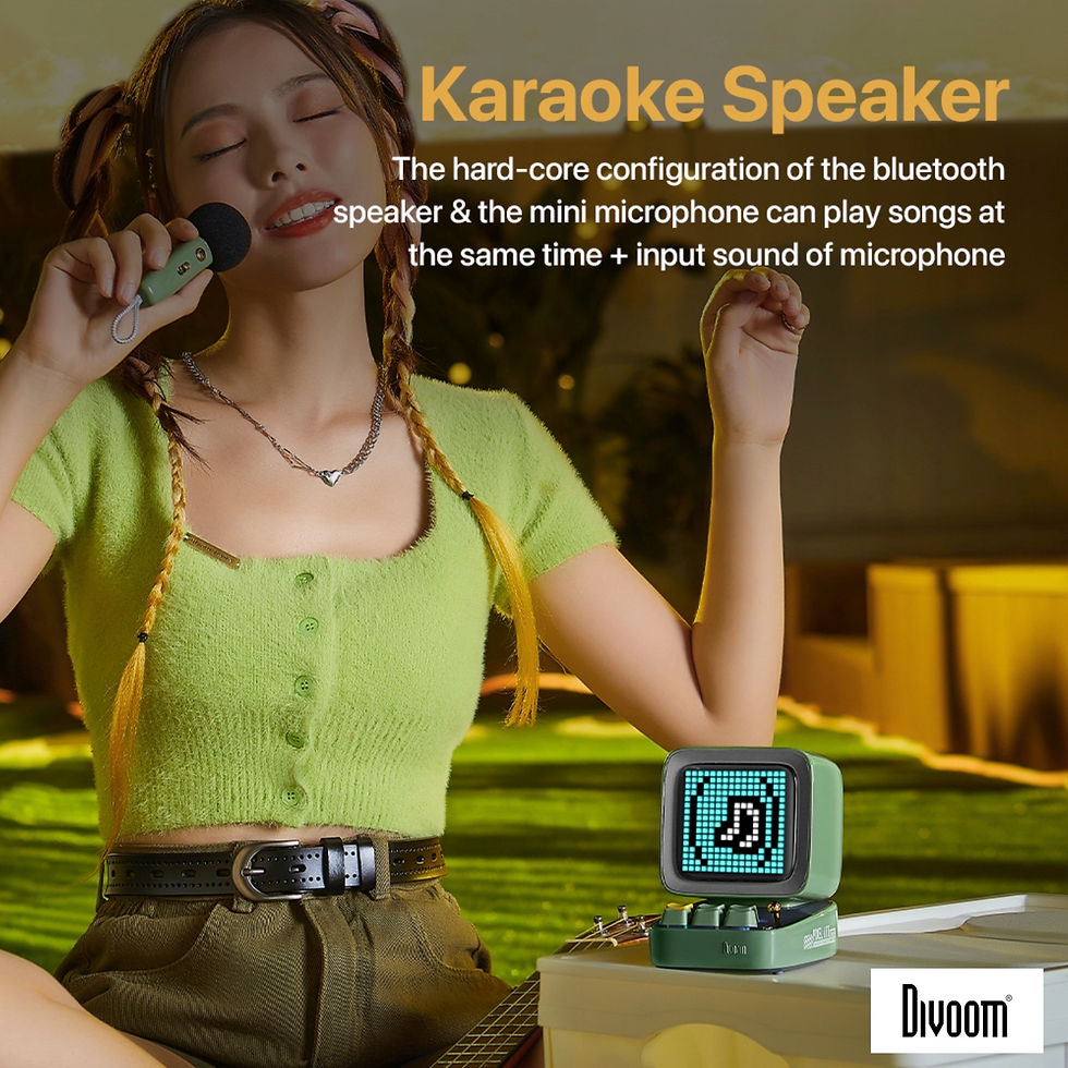 ภาพขนาดย่อ: Divoom Ditoo Mic สีเขียว Green รีวิว