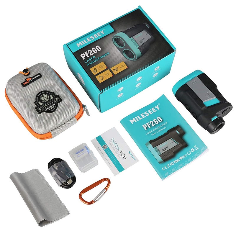 ภาพขนาดย่อ: mileseey PF260 golf rangefinder วัดระยะกอล์ฟ เก็บปลายทาง COD