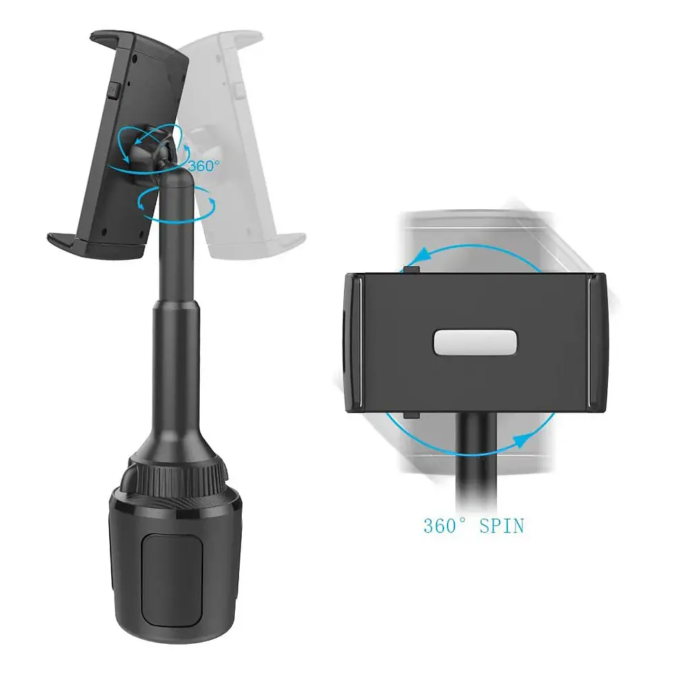 ภาพขนาดย่อ: A2C รุ่น IP2S-C04 Cup Holder Tablet Car Mount for 4.3” - 11” Tablets