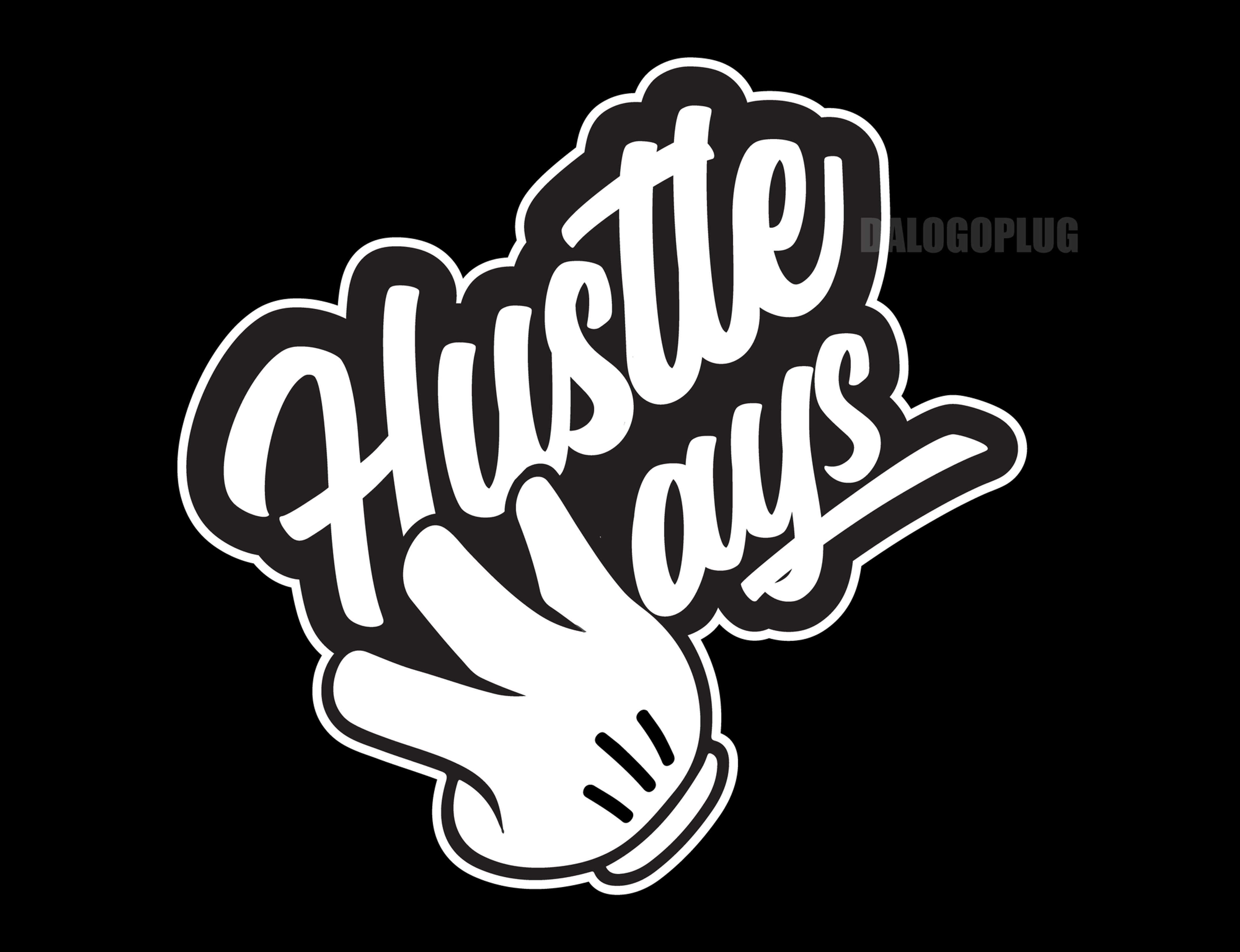 Hustle 3 Ways pdf file for clothes or patches