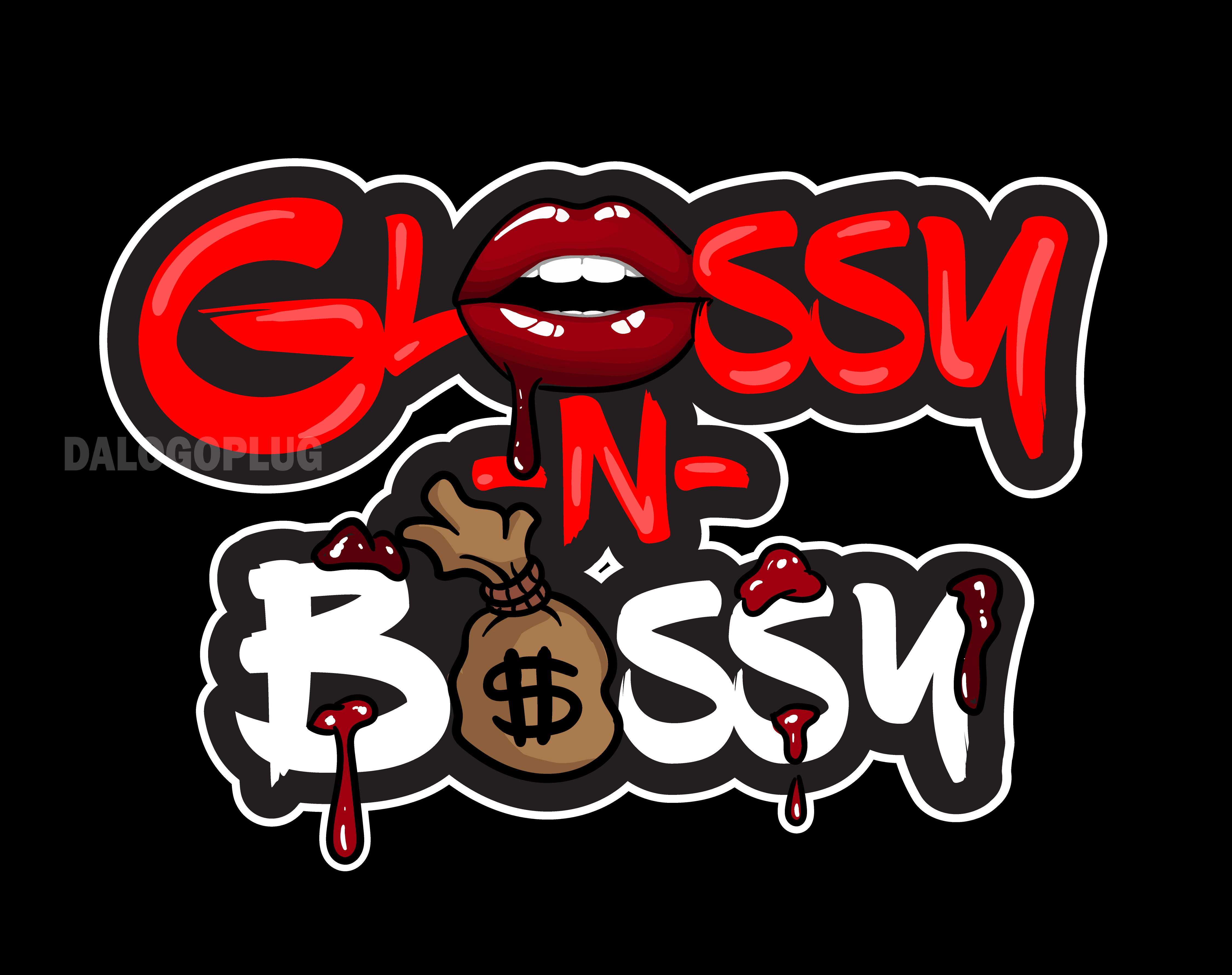GLOSSY -N- BOSSY PDF file for clothes or patches