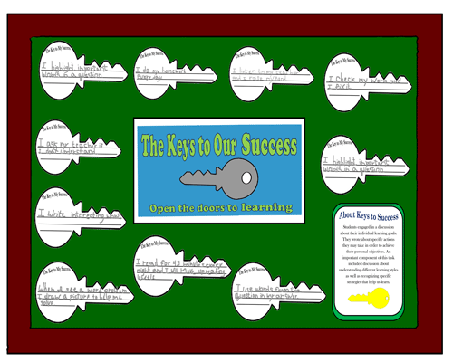 Keys to Success Bulletin Board