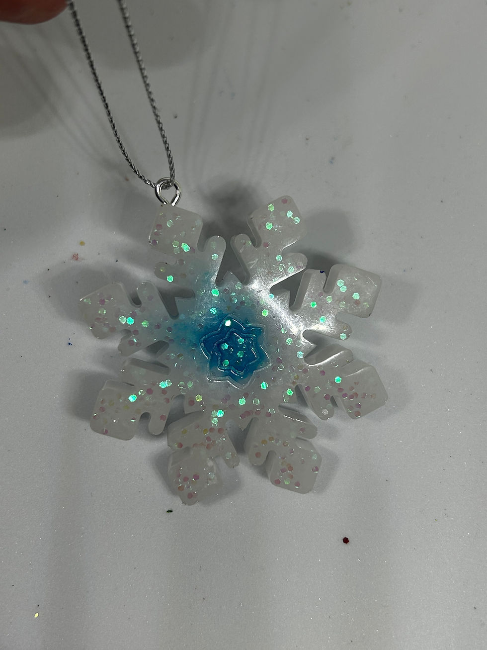 Thumbnail: Resin Snow Flake Ornament