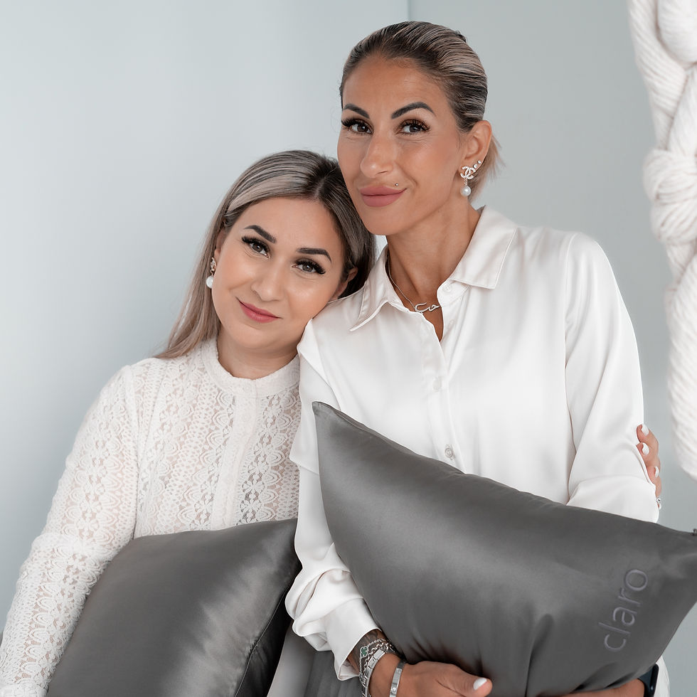 Oikealla Taj ja vasemalla Arjan - Femina Beauty & Laserin osakkaat sekä CLARO® :n kehittäjät